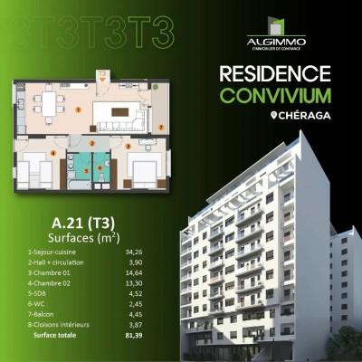 announcementPage.apartment à announcementPage.buy 0 pièces 69 m² étage 6/0 24 دج Cheraga (16) - Image 2/6